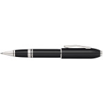 Cross Peerless 125 Rollerball Pen - Obsidian Black Lacquer Palladium Trim - Picture 1