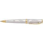 Cross Sauvage Ballpoint Pen - Platinum Plated Gold Trim (Special Edition) - Picture 3