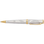 Cross Sauvage Ballpoint Pen - Platinum Plated Gold Trim (Special Edition) - Picture 3