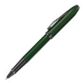 Cross Townsend Rollerball Pen - Micro Knurled Green PVD - Picture 1