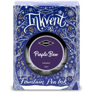 Diamine Inkvent Christmas Ink Bottle 50ml - Purple Bow - Picture 2