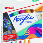 Edding 5000 Acrylic Paint Markers - Chisel Tip - Broad - Abstract Colours (Pack of 5) - Picture 1