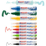 Edding Acrylic Paint Markers - Creative Set - Basic Colours (Pack of 12) - Picture 2