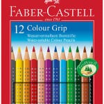 Faber-Castell Colour Grip Pencils - Assorted Colours (Pack of 12) - Picture 1