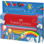 Faber-Castell Colour Grip Pencils - Sketch Gift Set with Pencil Case - Picture 1