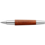 Faber-Castell e-motion Rollerball Pen - Brown Wood and Chrome - Picture 1