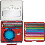 Faber-Castell Jumbo Grip Colouring Pencils - Assorted Colours with Paint Brush & Water Pot - Picture 2