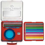 Faber-Castell Jumbo Grip Colouring Pencils - Assorted Colours with Paint Brush & Water Pot - Picture 2