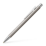 Faber-Castell Neo Slim Ballpoint Pen - Matte Stainless Steel - Picture 1