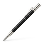 Graf von Faber-Castell Classic Anello Ballpoint Pen - Black Platinum Trim - Picture 1