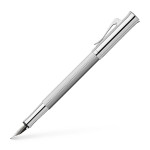 Graf von Faber-Castell Guilloche Fountain Pen - Rhodium - Picture 1