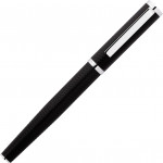Hugo Boss Formation Fountain & Ballpoint Pen Set - Herringbone Black Chrome Trim - Picture 3