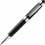 Hugo Boss Icon Ballpoint Pen Gift Set - Black Chrome Trim with Cufflinks - Picture 1