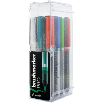 Karin Brushmarker PRO Set - Basic Colours (Pack of 12) - Picture 1