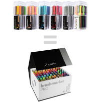 Karin Brushmarker PRO Set - Mega Box (72 Assorted Colours with 3 Blenders) - Picture 3