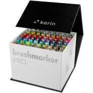 Karin Brushmarker PRO Set - Mega Box (60 Colours with 3 Blenders) - Picture 1