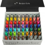Karin Brushmarker PRO Set - Mega Box (60 Colours with 3 Blenders) - Picture 2