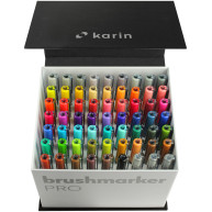 Karin Brushmarker PRO Set - Mega Box (60 Colours with 3 Blenders) - Picture 2