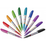 Papermate Inkjoy 100 Mini Capped Ballpoint Pen - Medium - Candy Colours (Pack of 10) - Picture 1