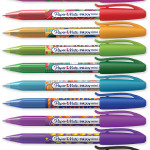 Papermate Inkjoy 100 Mini Capped Ballpoint Pen - Medium - Candy Colours (Pack of 10) - Picture 2