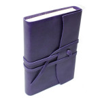 Papuro Amalfi Leather Journal - Aubergine - Small - Picture 3