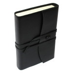 Papuro Amalfi Leather Journal - Black - Small - Picture 3