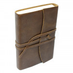 Papuro Amalfi Leather Journal - Chocolate - Small - Picture 3