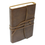 Papuro Amalfi Leather Journal - Chocolate - Small - Picture 3