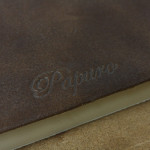 Papuro Amalfi Leather Journal - Chocolate - Small - Picture 4