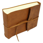 Papuro Amalfi Leather Photo Album - Tan - Small - Picture 3