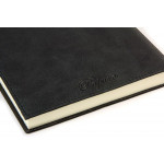 Papuro Capri Leather Journal - Black - Small - Picture 1