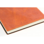 Papuro Capri Leather Journal - Orange - Medium - Picture 1