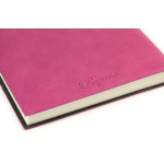 Papuro Capri Leather Journal - Raspberry - Large - Picture 1