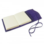 Papuro Milano Small Refillable Journal - Aubergine with Plain Pages - Picture 1