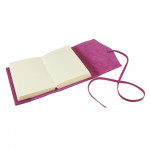 Papuro Milano Small Refillable Journal - Raspberry with Plain Pages - Picture 1
