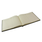 Papuro Large Toscana Visitors Book - Black - Picture 1