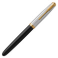 Parker 51 Premium Fountain Pen - Black Gold Trim - Picture 1