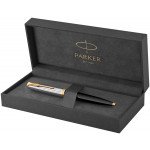 Parker 51 Premium Ballpoint Pen - Black Gold Trim - Picture 2