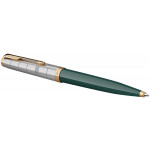 Parker 51 Premium Ballpoint Pen - Forest Green Gold Trim - Picture 1