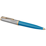 Parker 51 Premium Ballpoint Pen - Turquoise Gold Trim - Picture 1