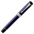 Parker Duofold Classic Fountain Pen - International Blue & Black Chrome Trim - Picture 1