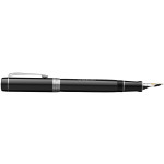 Parker Duofold 135 Fountain Pen - Centennial Black Chrome Trim - Picture 1