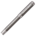 Parker Duofold Prestige Rollerball Pen - Ruthenium Chiselled Chrome Trim - Picture 1