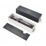 Parker IM Premium Ballpoint Pen - Dark Violet Chrome Trim - Picture 2