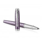 Parker IM Premium Rollerball Pen - Dark Violet Chrome Trim - Picture 2
