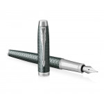 Parker IM Premium Fountain Pen - Pale Green Chrome Trim - Picture 2
