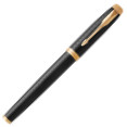 Parker IM Premium Rollerball Pen - Black Gold Trim - Picture 1