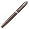 Parker IM Premium Fountain Pen - Brown Chrome Trim - Picture 1