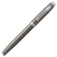 Parker IM Premium Fountain Pen - Dark Espresso Chiseled Chrome Trim - Picture 1