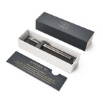 Parker IM Premium Fountain Pen - Dark Espresso Chiseled Chrome Trim - Picture 3